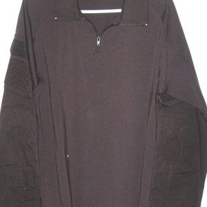 Black Tactical Pullover Shirt Men's Size Large New w/o Tags
